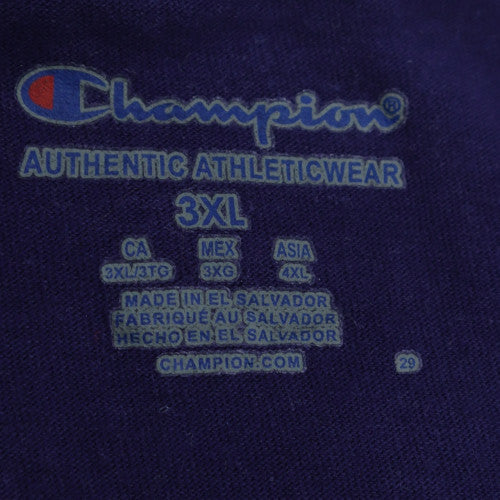 Champion Men's Blue Catamount Softball 3XL Graphic T-Shirt