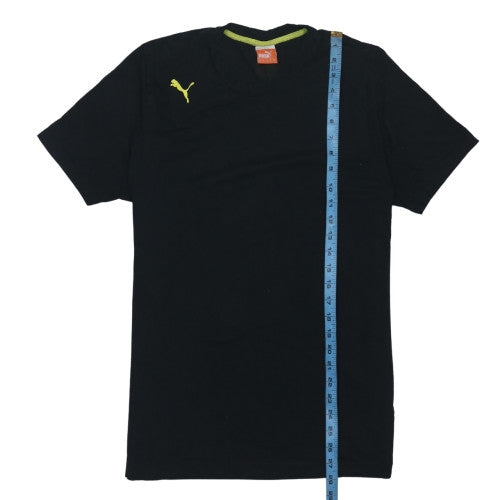 Puma Men's Black Short Sleeve Sports T-Shirt Size L