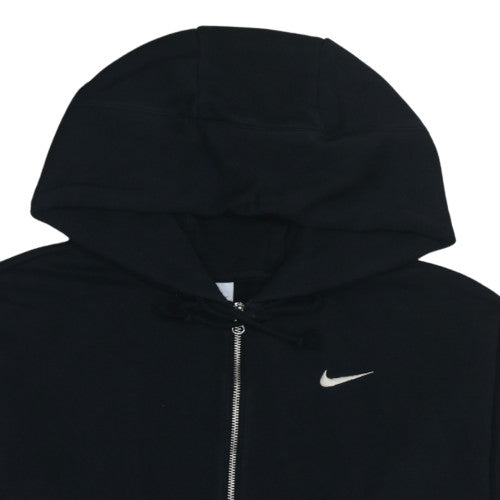 Nike Mens Black Full Zip Hoodie M Regular Fit Fleece Sweatshirt