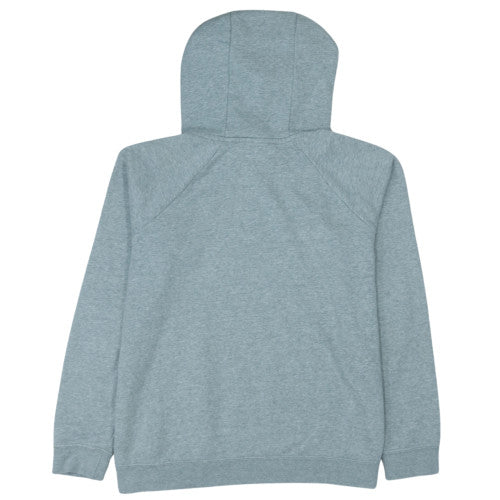 Nike Womens Grey Hoodie L Pullover Cotton Blend Drawstring Hooded Sweatshirt