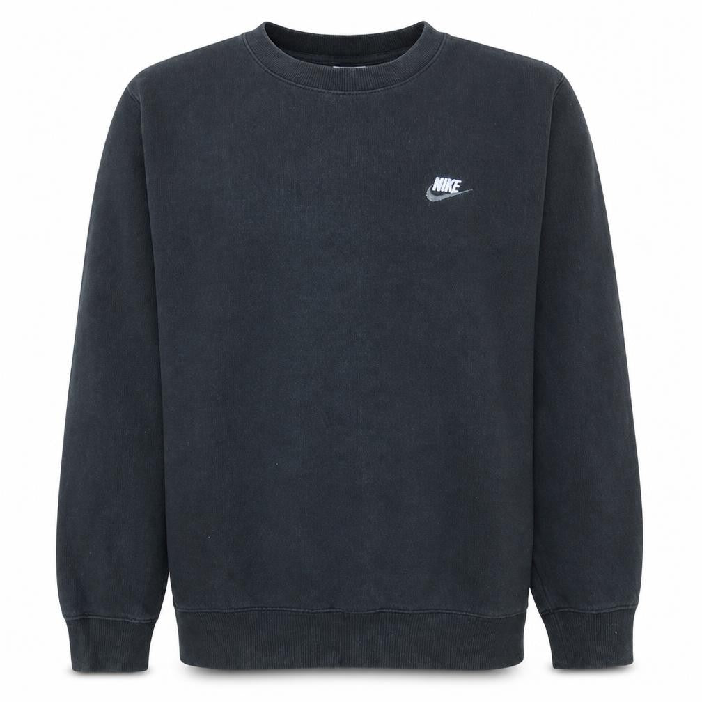 Nike Men's Black Small Pullover Crew Neck Fleece Sweatshirt