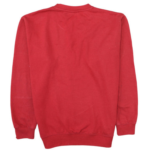 Dickies Men's Red Crew Neck Pullover Sweatshirt Size L