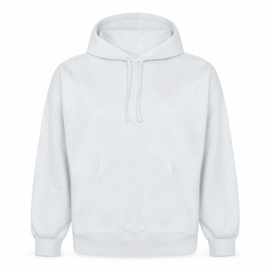 Fila Womens Beige Pullover Hoodie Size L Cotton Blend