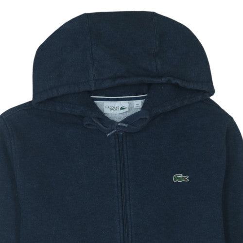Lacoste Sport Men's Blue XL Full Zip Hoodie Cotton Blend
