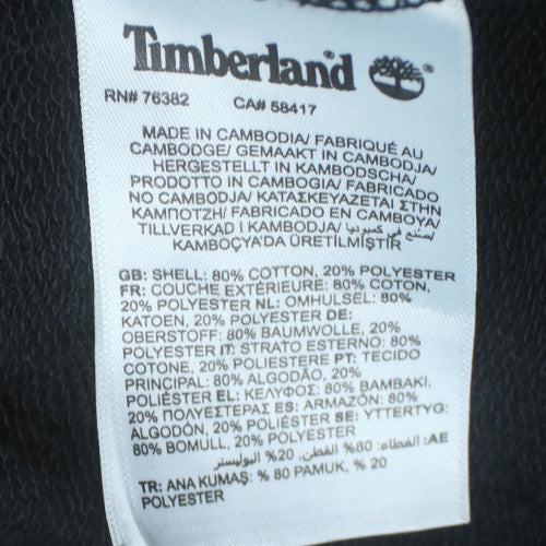 Timberland Womens Black Fleece Jogger Trousers Size L