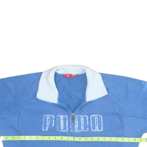 Puma Men’s Blue Full Zip Sweatshirt Size L Sports Fleece