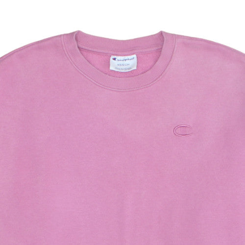 Champion Womens Pink Crew Neck Sweatshirt XS Cotton Blend Casual