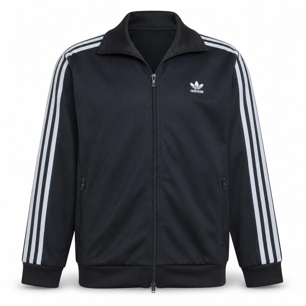 Adidas Men’s Black Full Zip Track Sweatshirt Small Retro Sports Jacket