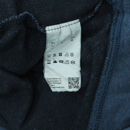 Hugo Boss Mens Blue Logo Crew Neck Pullover Sweatshirt M