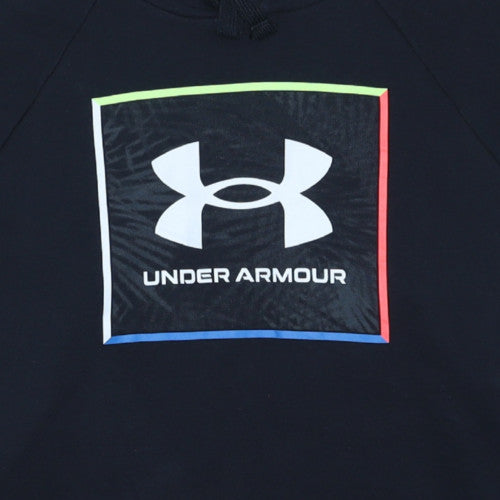 Under Armour Men's Black Pullover Hoodie M Relaxed Fit Sports Style