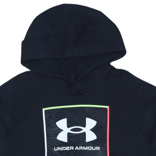 Under Armour Men's Black Pullover Hoodie M Relaxed Fit Sports Style