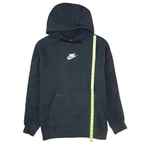 Nike Men's Black Pullover Hoodie L Logo Fleece Sweatshirt
