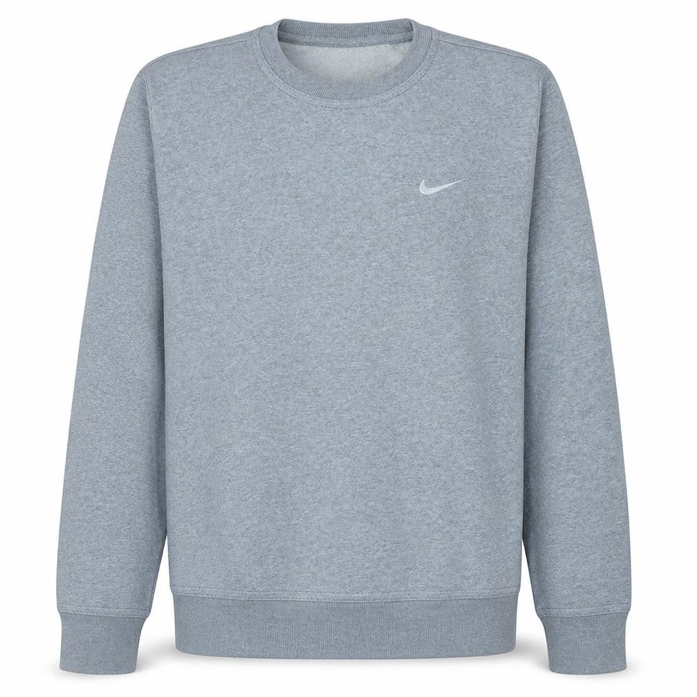 Nike Men's Grey XL Pullover Crew Neck Fleece Sweatshirt