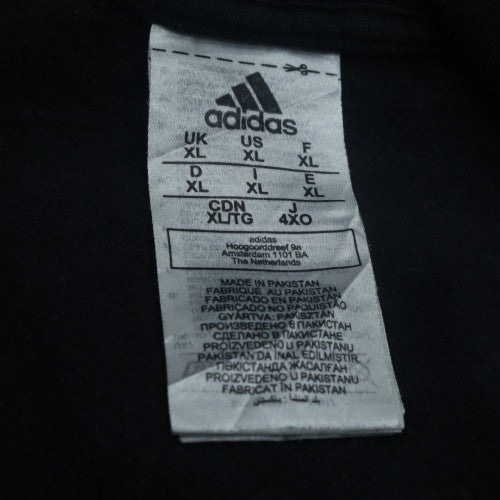 adidas Mens Black XL Pullover Hoodie Sportswear Sweatshirt