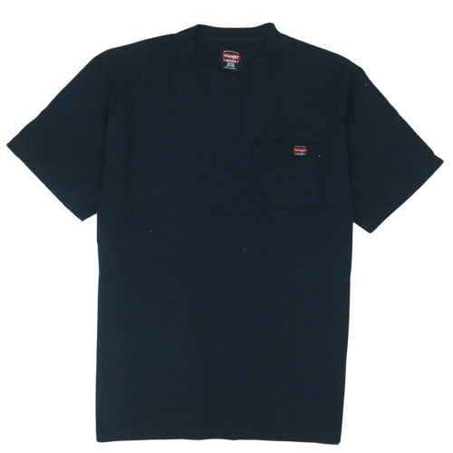 Wrangler Men's Black XL Workwear Cotton Crew Neck T-Shirt