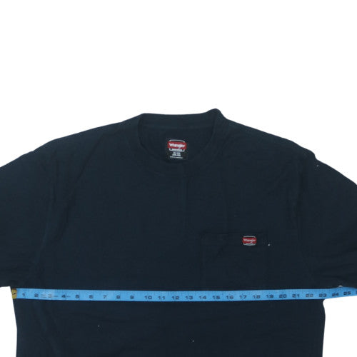 Wrangler Men's Black XL Workwear Cotton Crew Neck T-Shirt