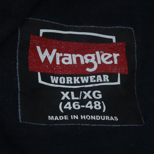 Wrangler Men's Black Workwear Crew Neck Cotton T-Shirt XL