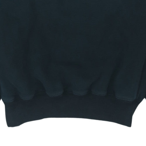 Kappa Men Black Blue Large 1/2 Zip FC Copenhagen Sweatshirt