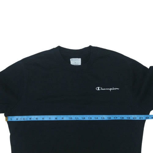 Champion Men's Black Crew Neck Pullover Sweatshirt M