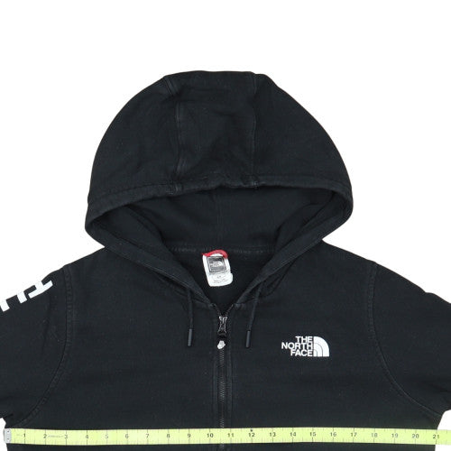 The North Face Women's Black Medium 1/4 Zip Hooded Sweatshirt