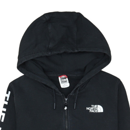 The North Face Women's Black Medium 1/4 Zip Hooded Sweatshirt