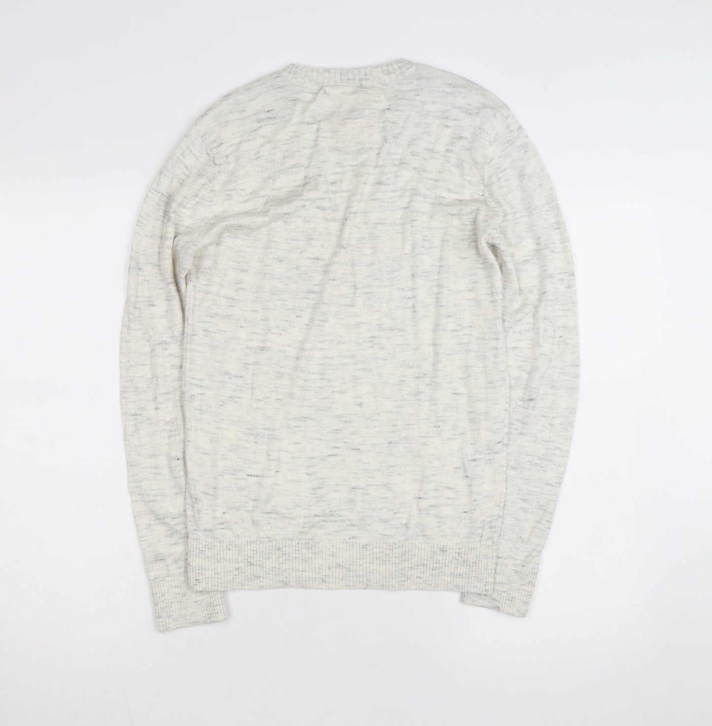 Hollister Men's Grey XS Crew Neck Knit Pullover Jumper