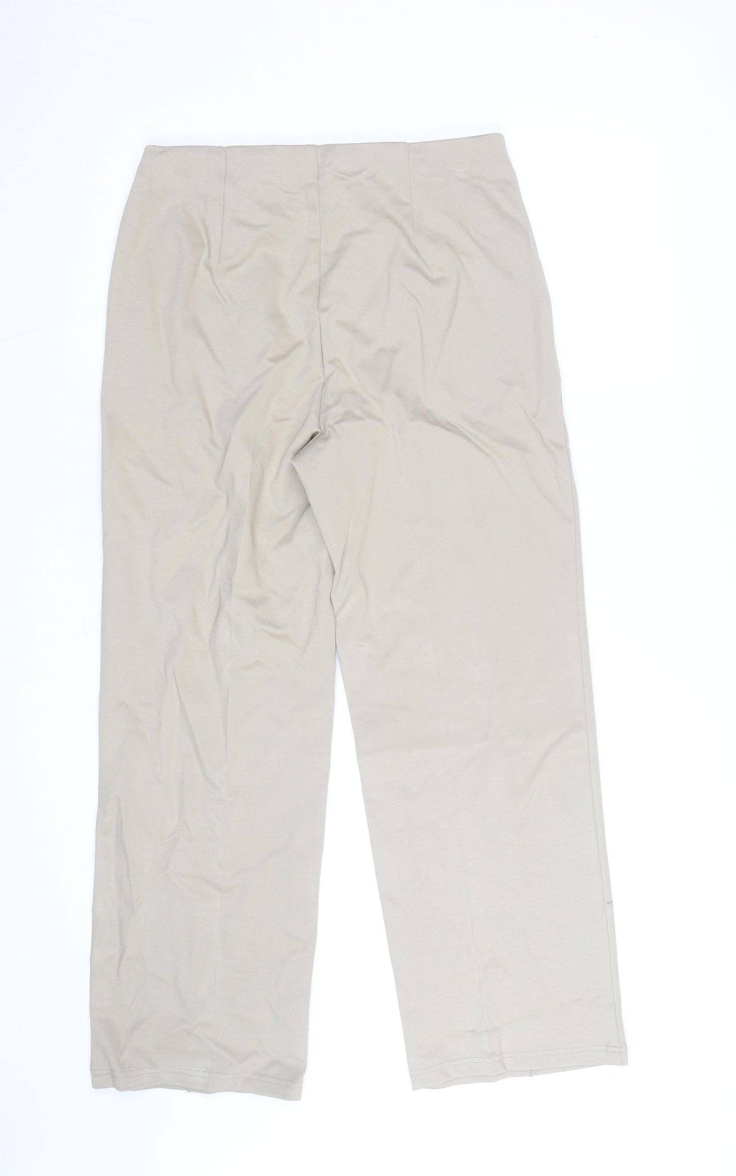 Marks and Spencer Women’s Beige Size 10 Regular Stretch Trousers