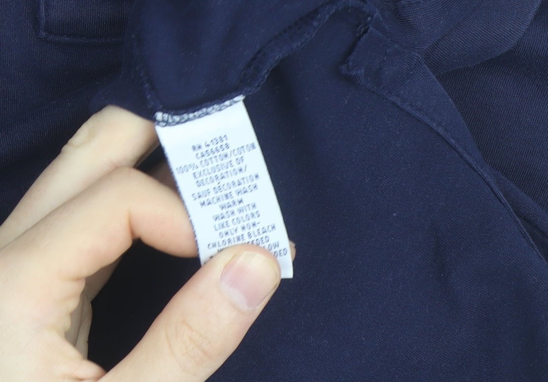 Ralph Lauren Men's Blue XS Slim Fit Cotton Polo Shirt