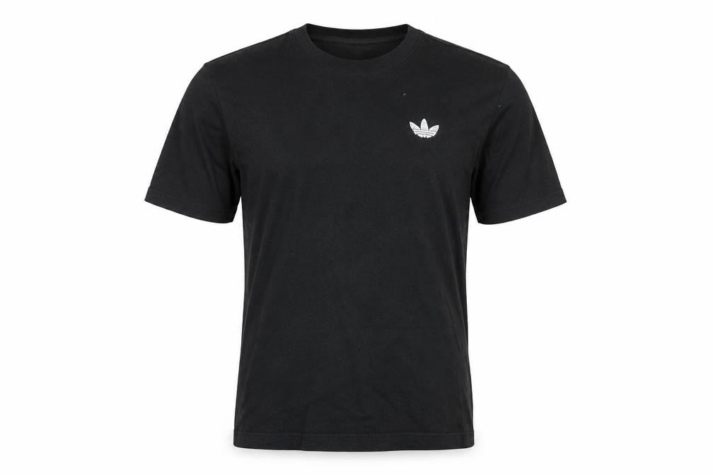 Adidas Men's Black Graphic Logo Cotton T-Shirt Size S