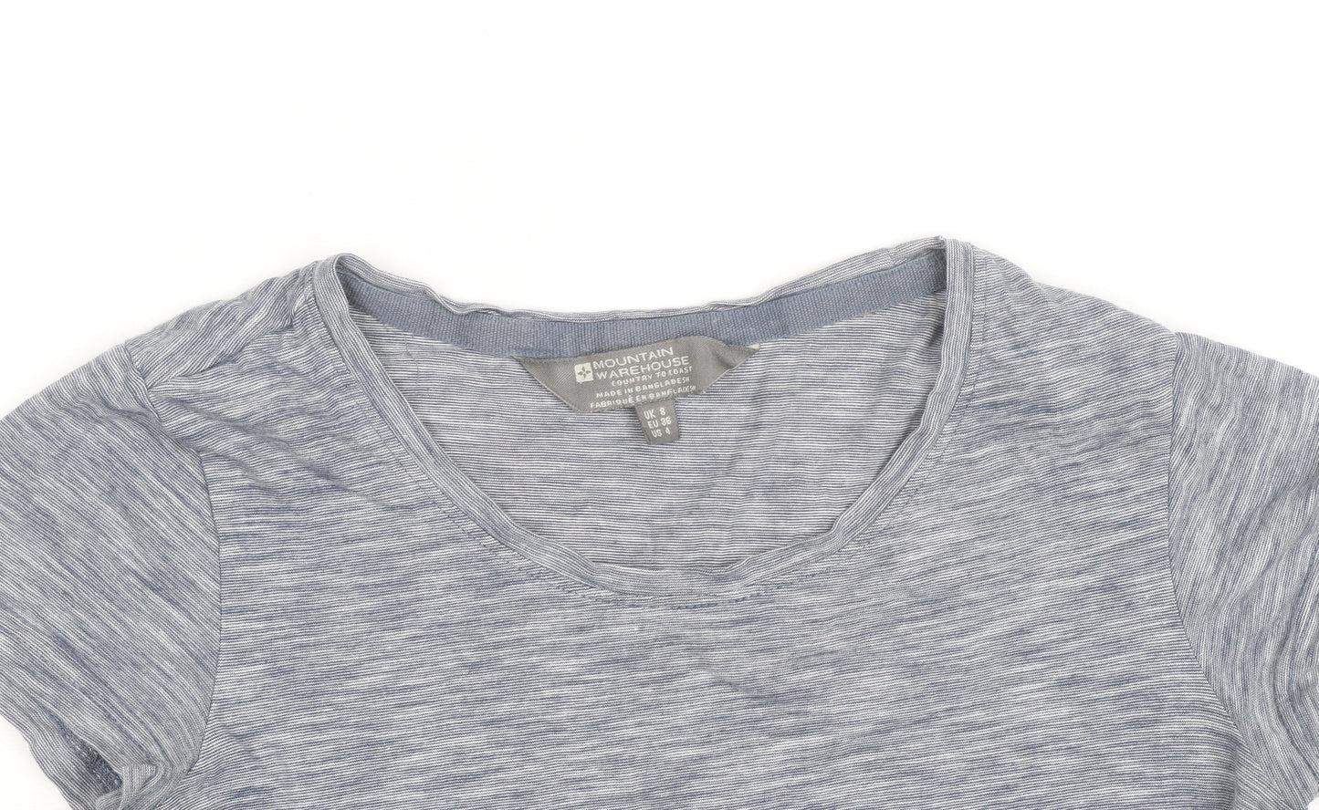 Mountain Warehouse Women’s Blue Short Sleeve Basic T-Shirt Size 10