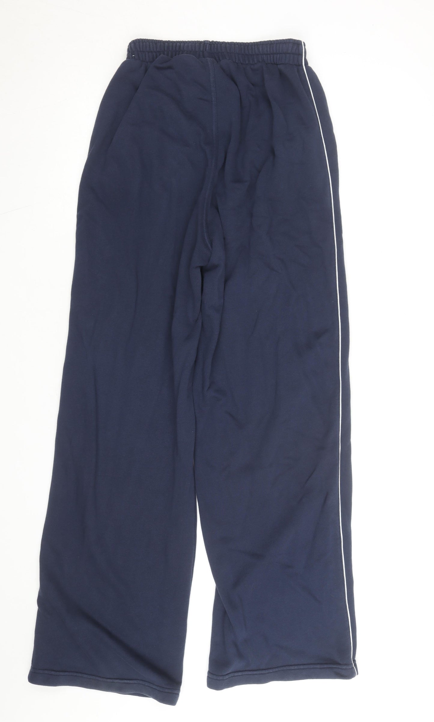 Nike Men's Blue XS Track Pants Fleece Joggers with Side Stripe