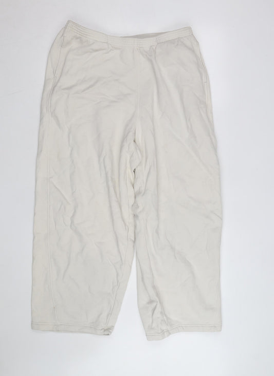 Marks and Spencer Women’s Ivory Size 16 Regular Jogger Trousers