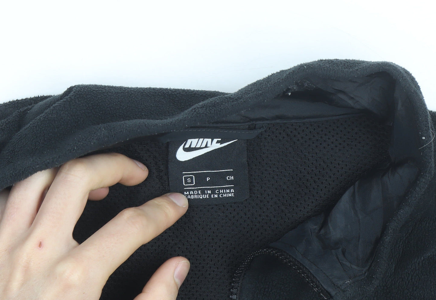 Nike Men's Black Fleece Full Zip Active Jacket Size S
