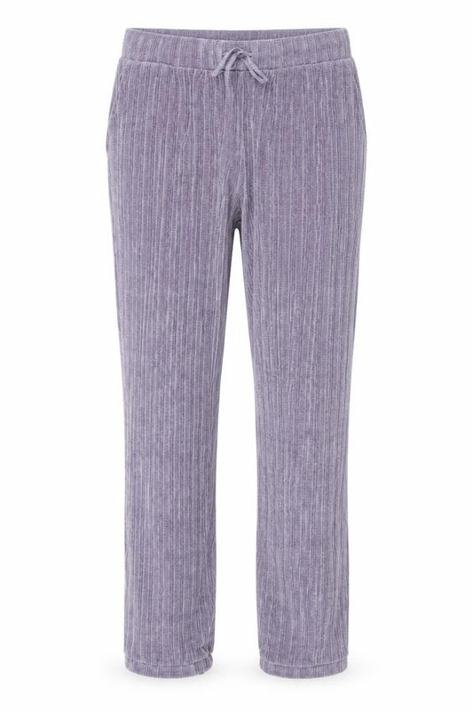 La Redoute Women’s Purple Velour Jogger Trousers L