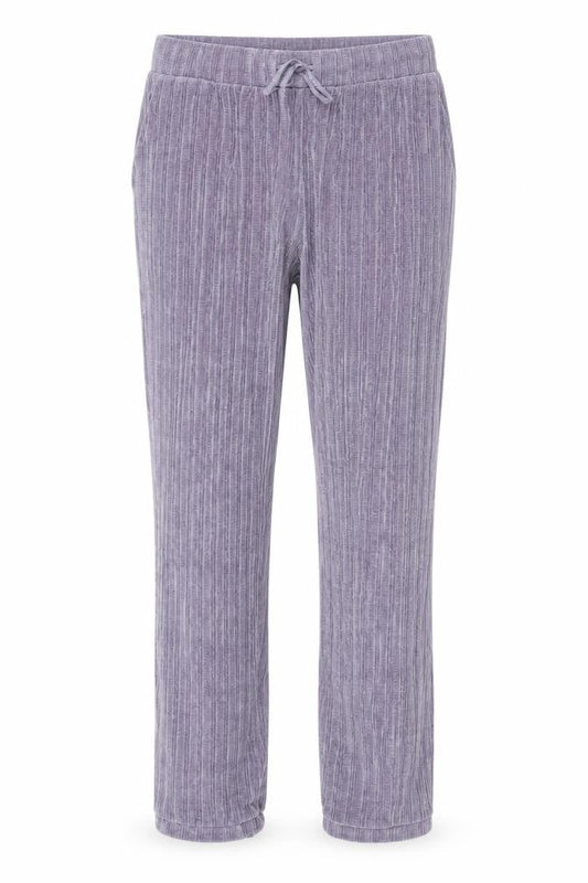 La Redoute Women’s Purple Velour Jogger Trousers L