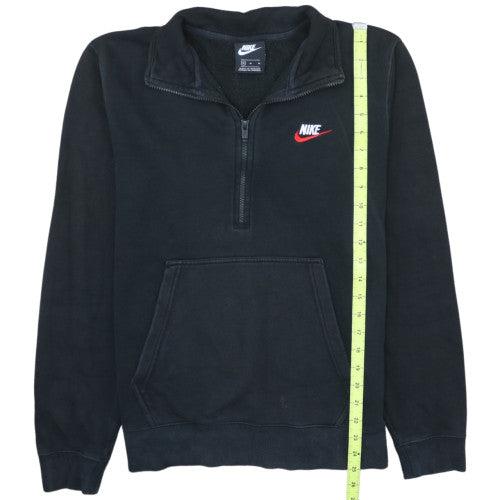 Nike Men's Black M 1/2 Zip Pullover Sweatshirt with Logo