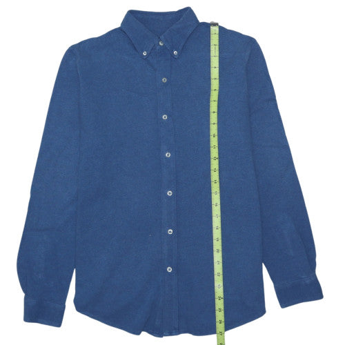 Ralph Lauren Men's Blue Cotton Button-Down Long Sleeve Shirt Size M