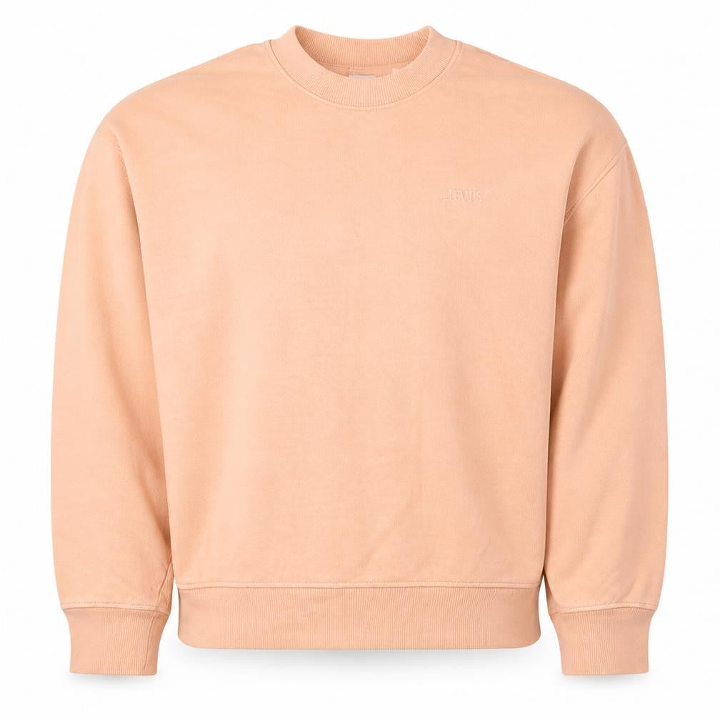 Levi's Men's Beige Crew Neck Pullover Sweatshirt Size S