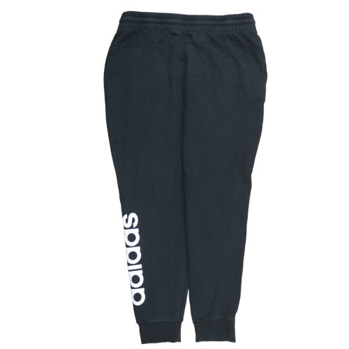Adidas Men's Black XL Jogger Sweatpants Tapered Fleece Trousers