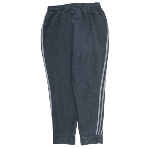 Adidas Men's Grey Jogger Trousers L Fleece Activewear Pants