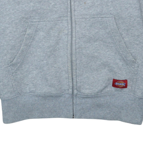 Dickies Men's Grey Full Zip Hoodie Size M Regular Fit