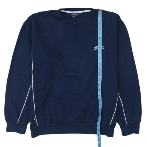 Umbro Men's Blue Crew Neck Pullover Sweatshirt M