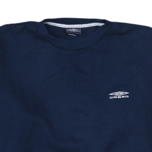 Umbro Men's Blue Crew Neck Pullover Sweatshirt M