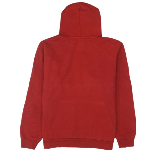 Puma Men's Red Pullover Hoodie L Sports Fleece Logo Sweatshirt