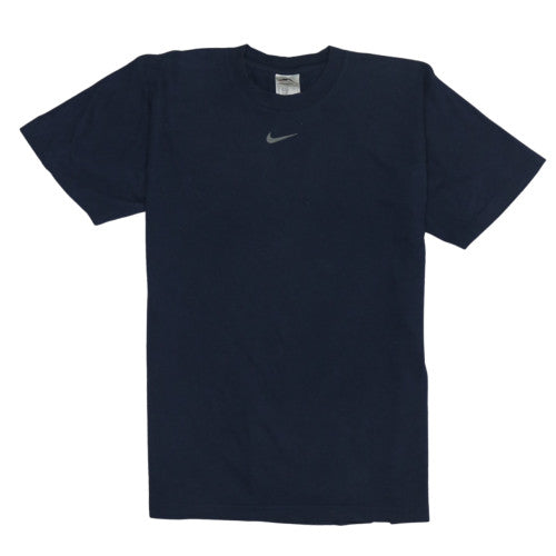 Nike Men's Blue Crew Neck Short Sleeve Cotton Sports T-Shirt M