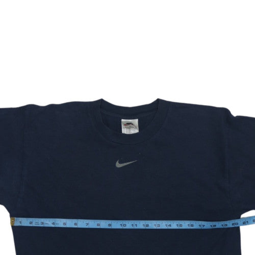 Nike Men's Blue Crew Neck Short Sleeve Cotton Sports T-Shirt M
