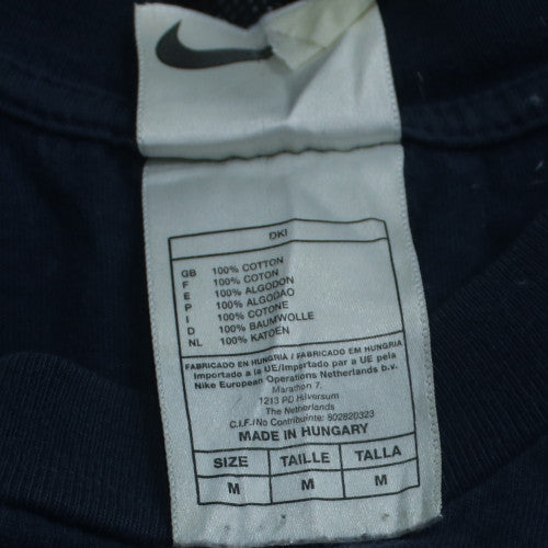 Nike Men's Blue Crew Neck Short Sleeve Cotton Sports T-Shirt M