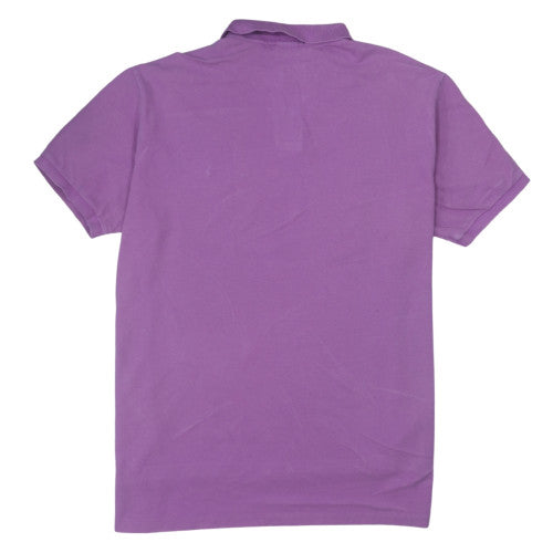 Ralph Lauren Men's Purple Cotton Polo Shirt XL Slim Fit Classic
