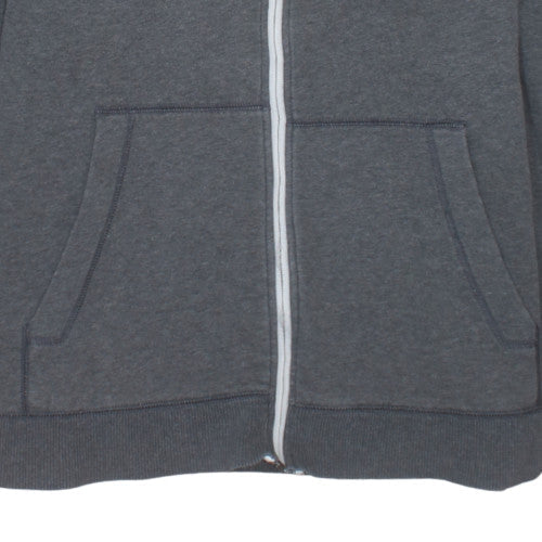 Under Armour Mens Grey Full Zip Hoodie Size L Sports Fleece