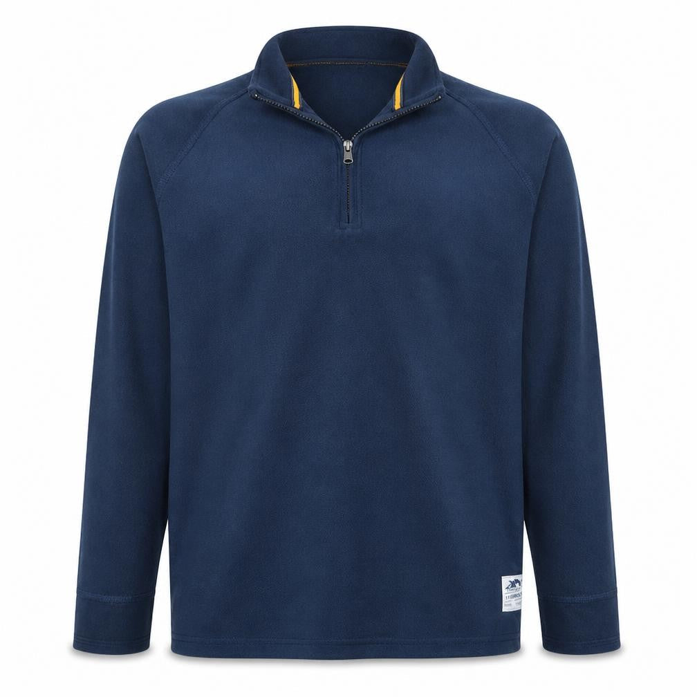 Timberland Men’s Blue L 1/2 Zip Cotton Sweatshirt